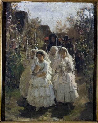 Jules Breton - Peintre - Estimation gratuite de tableaux, peintures, dessins de Jules Breton, vente aux enchères de tableaux, dessins de Jules Breton, valeur, cote, prix