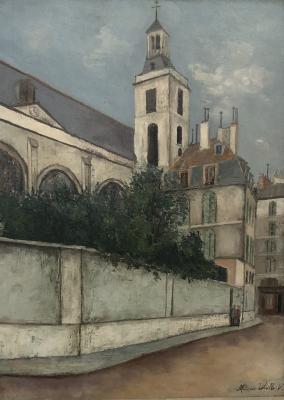 Maurice Utrillo - Peintre - Estimation gratuite de peintures, tableaux, dessins de Maurice Utrillo, vente aux enchères de tableaux, peintures, dessins de Maurice Utrillo, expertise, valeur, cote, prix