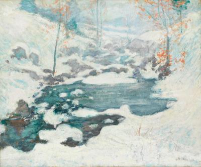 John Henry Twachtman - Peintre - Estimation tableau John Henry Twachtman. Expertise peintures, tableaux de Twachtman. Vente aux enchères de peintures, tableaux de John H. Twachtman. Valeur, cote, prix