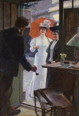 Georges Leroux - Peintre - Estimation tableau Georges  Leroux. Expertise tableaux, peintures, dessins de Georges  Leroux. Vente aux enchères de peintures, tableaux, dessins de Georges  Leroux. Valeur, cote, prix
