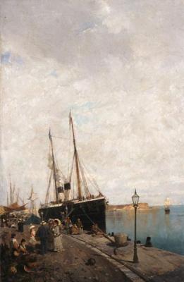 Estimation tableau Constantinos Volanakis. Expertise tableaux, peintures, dessins de Constantinos Volanakis. Vente aux enchères de peintures, tableaux de Constantinos Volanakis. Valeur, cote, prix