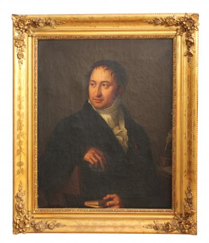 Résultat de vente d'un tableau de Lucille Foullon Vachot, portrait d'homme (huile sur toile). Commissaire-priseur à Paris, vente à l'Hôtel Drouot