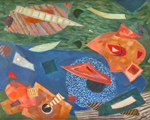 Résultat de vente d'un tableau de Henri Goetz (Huile sur toile). Commissaire-priseur à Paris, vente à l'Hôtel Drouot